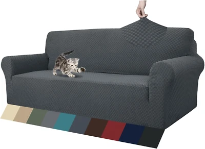 Fundas de sofá de jacquard de 1 pieza para sala de estar de sofá de 3 cojines Foto 1 de 4