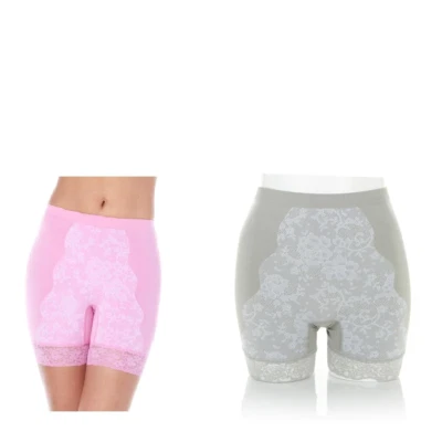 Rhonda Shear 2 Pack Seamless Jacquard Panty Set 400022-J - Image 1 of 4