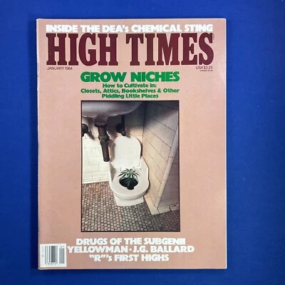 High Times Magazine No. #101 January 1984 J.G. Ballard Interview - Image 1 of 4