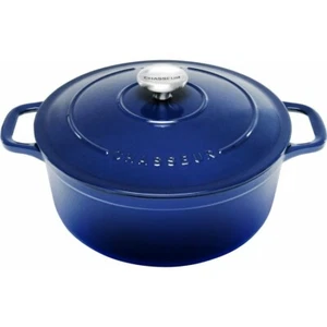 Chasseur 24cm Round French Oven French Blue 4L Casserole Cast Iron - Bild 1 von 1
