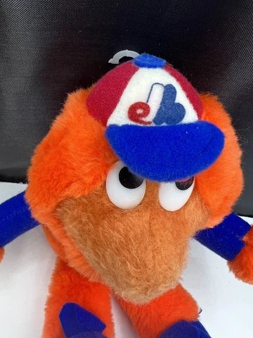 Vintage Montreal Expos Youppi Plush Mascot 10" Orange Stadium Souvenir Baseball Cover