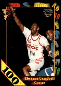 1991-92 Wild Card 100 Stripe #85 Elwayne Campbell