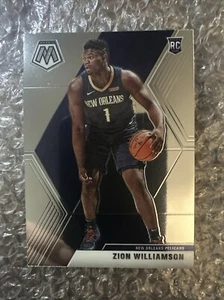 2019-20 Panini Mosaic Zion Williamson Base Rookie Card RC #209 Pelicans - Picture 1 of 2