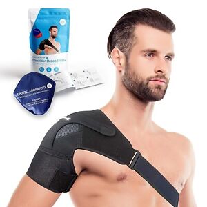Shoulder Brace Includes Hot and Cold Gel Pack for Frozen Shoulder