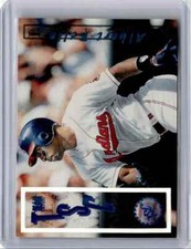 1996 Stadium Club TSC Albert Belle Baseball Card Cleveland Indians #201