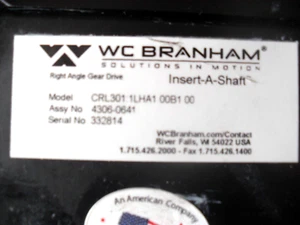 WC BRANHAM CRL 301 1LHA1 00B1 00 Albero inserto, foro 1", rapporto 1:1 - Foto 1 di 6