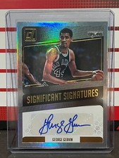GEORGE GERVIN 2018-19 Panini Donruss SIGNIFICANT SIGNATURES Autograph AUTO Spurs