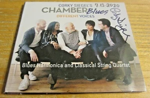 Corky Siegel Blues Musician Autographed Signed “Different Voices” CD Case w/CD - Picture 1 of 4