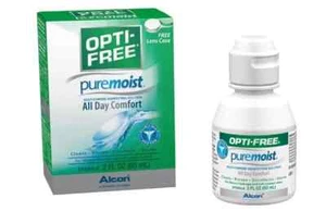 Opti-Free Puremoist Mehrzweck-Desinfektionslösung mit Linsenetui 2 flüssige Unzen - Bild 1 von 8