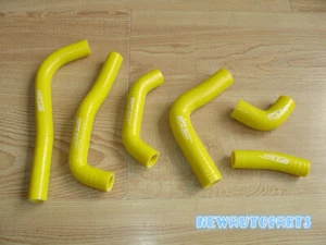 YELLOW Silicone Radiator Hose For 2002-2004 Honda CRF450 CRF 450 R 2003 2004 - Foto 1 di 9