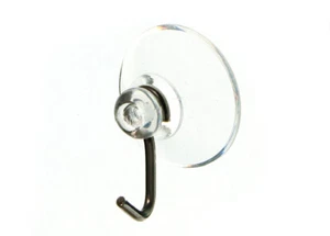New 24 X Clear Suction Window Hooks With Steel Wire Hook 19mm 3/4 Inch - Onestop - Picture 1 of 1