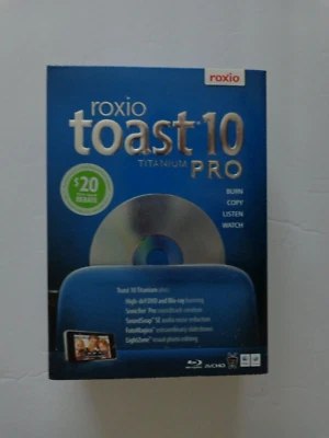 Roxio Toast 10 Titanium Pro For Mac OS X 10.5 Leopard,Mac OS X 10.6 Snow Leopard - Image 1 of 4