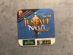 Bierdeckel Coaster Beermat Jenever Nacht festival 2011 - Bild 1 von 2