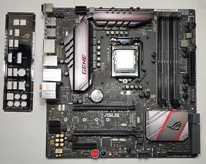 Asus MAXIMUS VIII GENE Motherboard W/ Intel core i5-6600k CPU - Picture 1 of 5