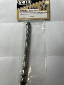 RC Saito SAI50143 Flexible Exhaust pipe12x150 62a 100T G11 aircraft saito Engine - Picture 1 of 2