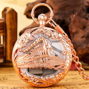 Unique Pocket Watch Playing Castle in the Sky Song Musical Watches with Chain - Picture 1 of 11
