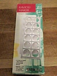 VillaWare Ravioli Italian Food Maker - Makes 12 Squares (1.75") - Picture 1 of 6
