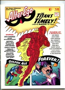 ALTER EGO MAGAZINE #11 TWO MORROWS SYD SHORES VINCE FAGO MICKEY SPILLANE KIRBY - Picture 1 of 2