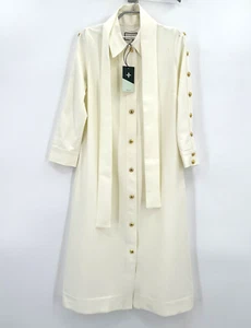 Tuckernuck Women's Cream Sarah Midi Dress sz M NWT* - Picture 1 of 5