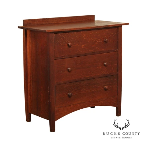 Antique Mission Oak Chest of Drawers Cover