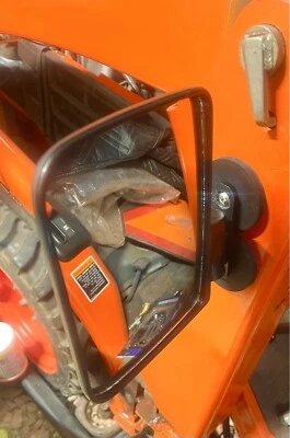 Magnetic Compact Tractor Mirror KUBOTA John Deere Rubber Coated Replacement Temp - Image 1 of 4