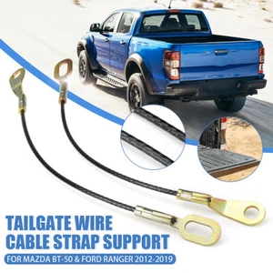Tailgate Cable Strap Support LR For Ford Ranger Mazda BT50 Pickup Ute 2012-2019 - Picture 1 of 10