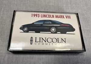 Original 1993 Lincoln Continental Mark VIII Car Cassette Tape VINTAGE RARE ford - Bild 1 von 7