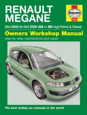Renault Megane 2002-2008 Haynes Manual de taller - Imagen 1 de 4