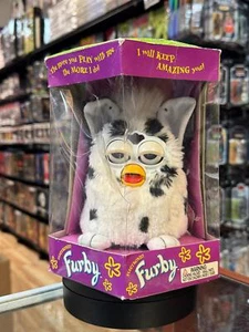 Spotted Dalmation Furby BB (Vintage Furby, Tiger Electronics) Neu - Bild 1 von 12