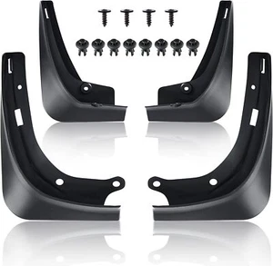 4x Für Tesla Model 3-Alle Limousine Spritzschutz Schmutzfänger Vorne Hinten L +R - Picture 1 of 5