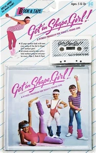Get in Shape Girl, Book & Tape, Vintage 1985, New! Mint on Sealed Card! MOSC! - Picture 1 of 2