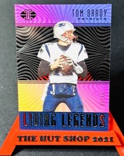 Tom Brady 2018 Panini Illusions Living Legends Black Prizm 6/25! Patriots #LL-TB