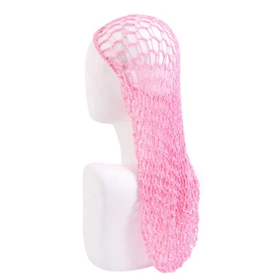 Turbante de malla para mujer red de ganchillo red para el cabello rayón snood gorra banda para el cabello larga cubierta gorra. Foto 1 de 4