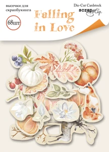 68pcs Falling in Love paper die cuts for crafts cardmaking scrapbooking - Picture 1 of 2