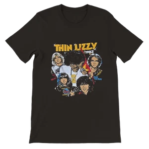 Thin Lizzy UK Tour 1982  Tee Shirt - Picture 1 of 3
