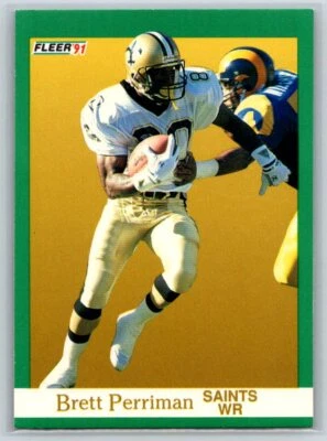 1991 Fleer #302 Brett Perriman - Image 1 of 2