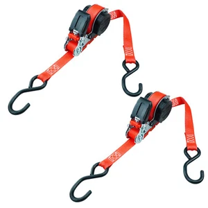 2x Automatik Ratschenspanngurt Zurrgurt, 5m x 25mm, 700 daN, S-Haken von PETEX - Bild 1 von 5