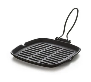 GRILLPFANNE, QUADRATISCH, GUSSEISEN, 24X24cm | UVP 60€ - Bild 1 von 8
