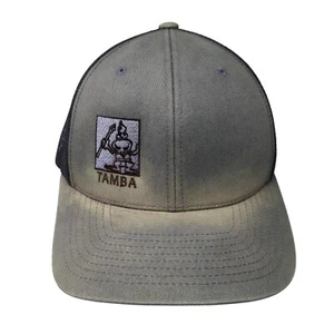 Tamba Snapback Trucker Hat Gray One Size Adjustable Mesh Back Classics Yupoong - Picture 1 of 8