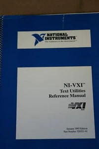 National Instruments NI-VXI Text Utilities Reference Manual - Picture 1 of 1