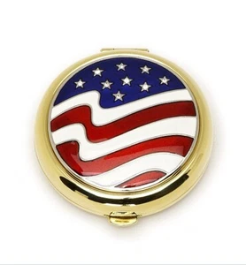 Estee Lauder Solid Perfume Powder Compact - "America the Beautiful" Mint  - Picture 1 of 1