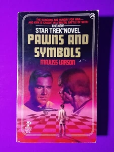 Star Trek - Pawns and Symbols, Majliss Larson 1985 Pocket Books 1st Edition  - Picture 1 of 3