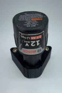 Bosch & Milwaukee Battery Holder Mounting 12V Storage, Organizer, WorkShop, 4PK - Picture 1 of 3