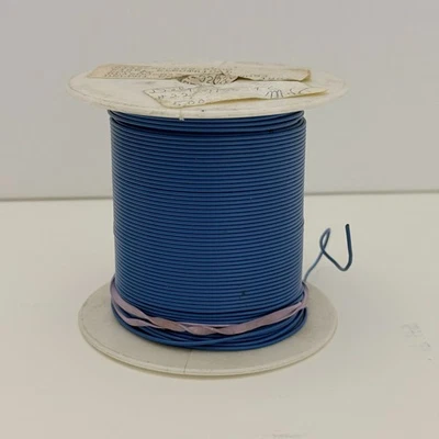 Delphi Electrical Wire 6145-00-669-6700 Partial Blue Spool - Image 1 of 4