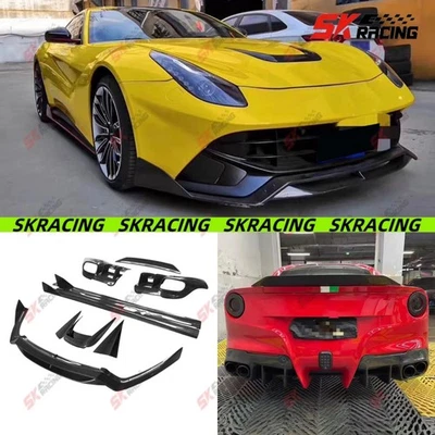 Kits de carrocería de alerón delantero trasero de fibra de carbono para Ferrari F12 Berlinetta 13-17 Foto 1 de 4