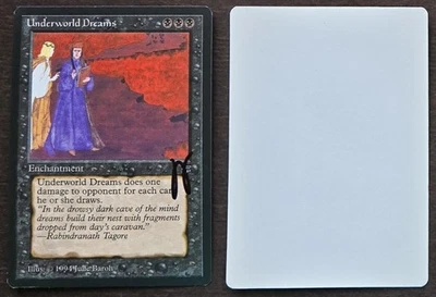 Signed MTG Magic Artist Proof _ Legends _ UNDERWORLD DREAMS _ Julie Baroh VHTF! - Image 1 of 3