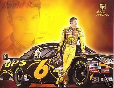 DAVID RAGAN 2009 UPS RACING #6 POSTCARD 8.5 X 11 ROUSH Cover