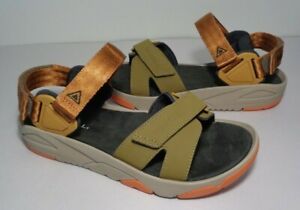 Merrell Size 9 M BELIZE CONVERT WEB Butternut Leather Sandals New Men's Shoes