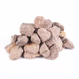 Saunasteine Aufguss 1A roter Granit ca. 20-40mm 20Kg handsortiert vorgereinigt - Bild 1 von 5