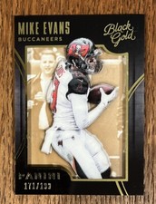 2015 Panini Black Gold MIKE EVANS, card #48, Buccaneers,  171/199